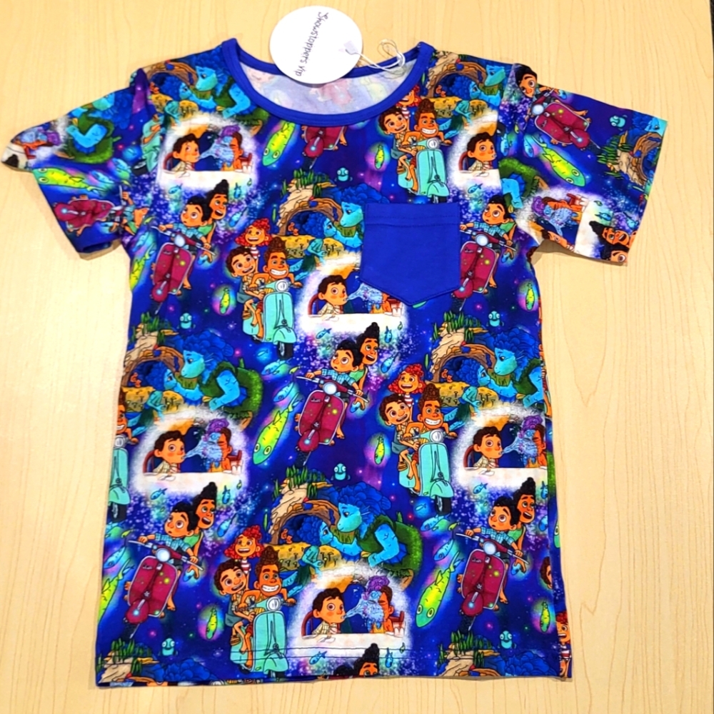 Colorful Luca T-Shirt with Pocket